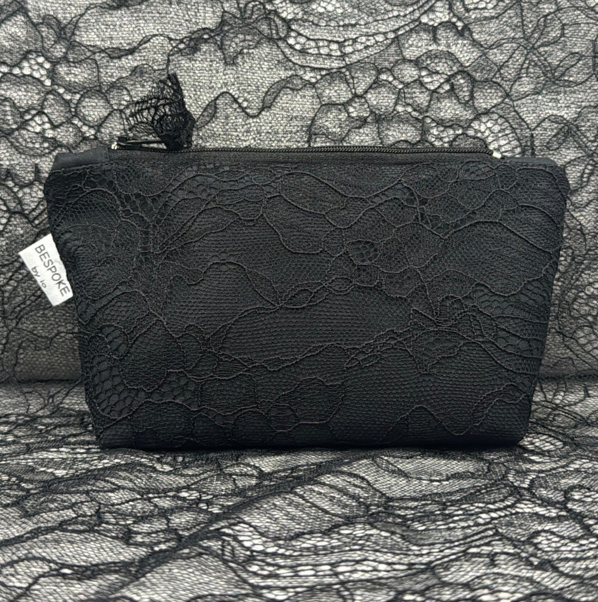 Black Lace Pouch Small