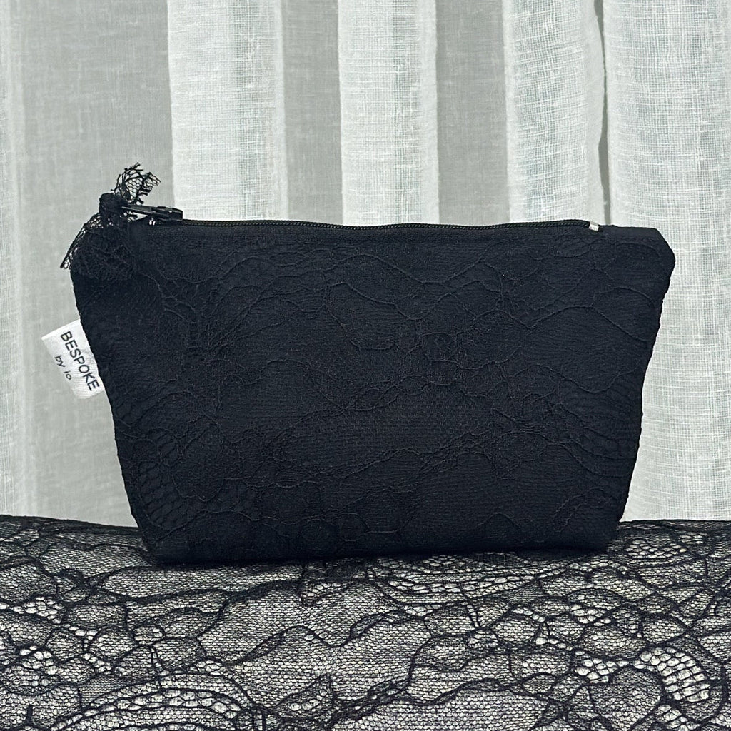 Black Lace Pouch Small