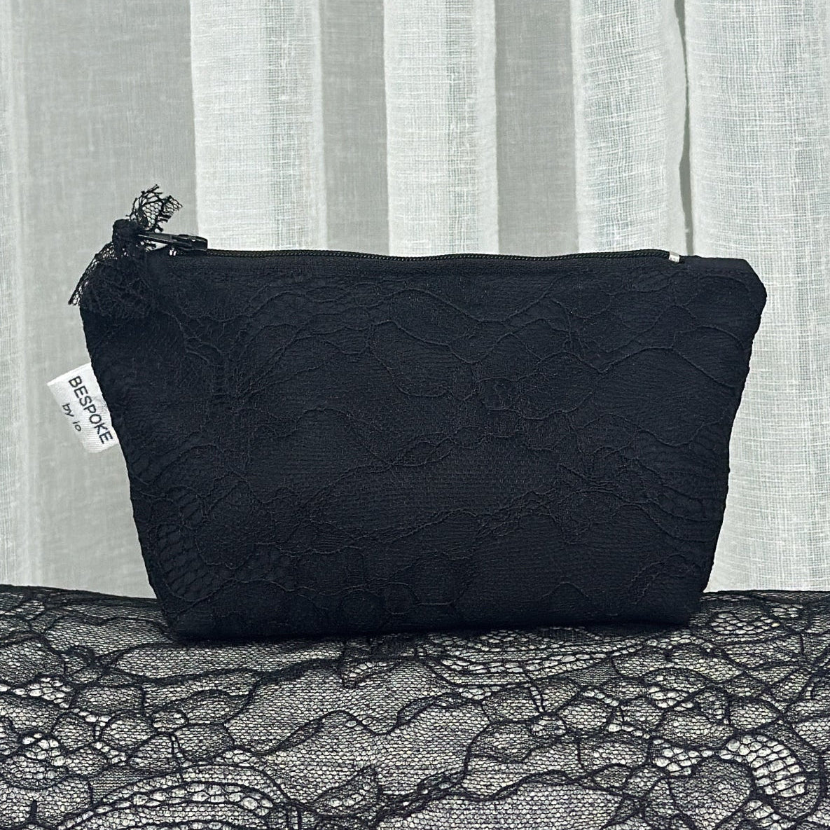 Black Lace Pouch Small